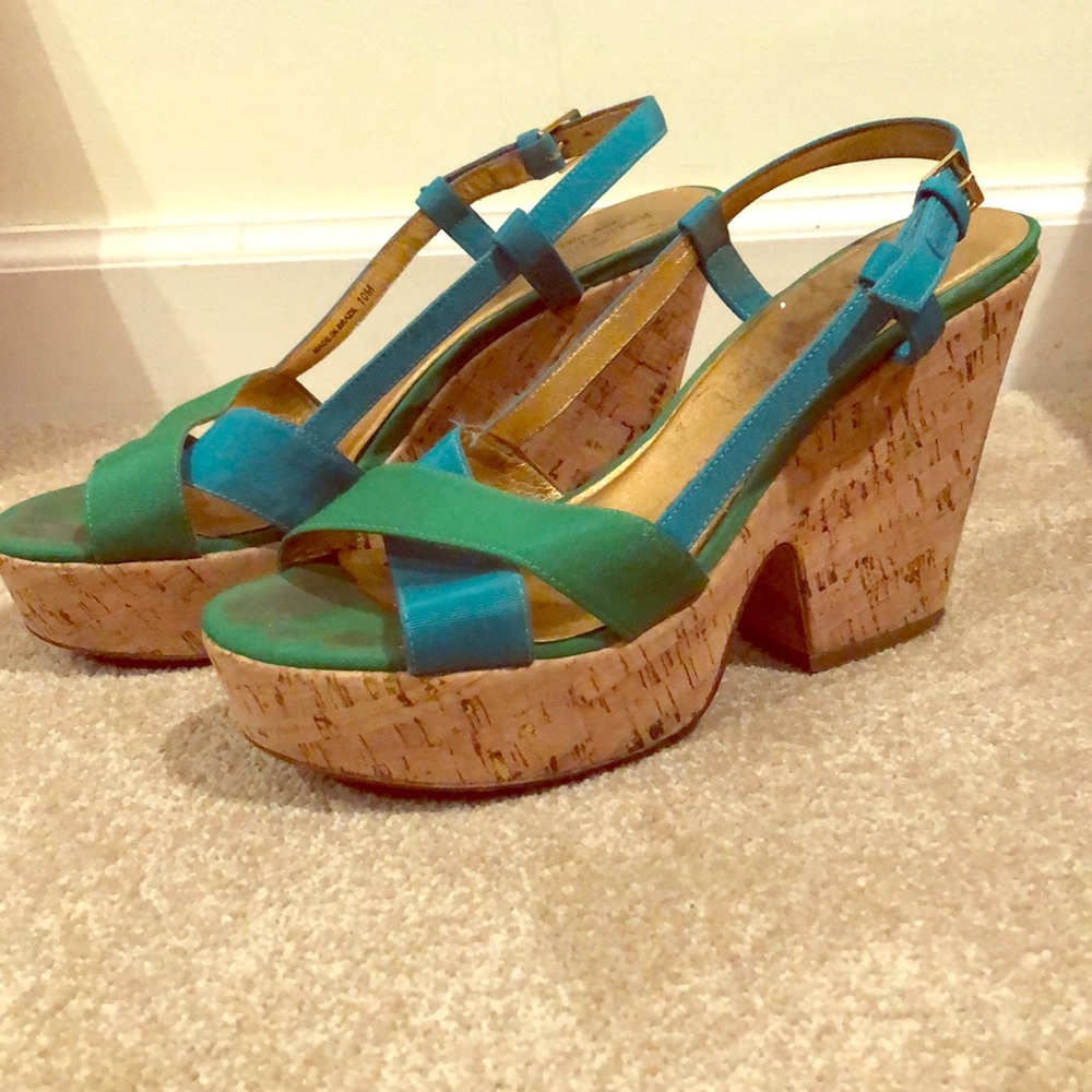 Kate Spade fun summer Wedges